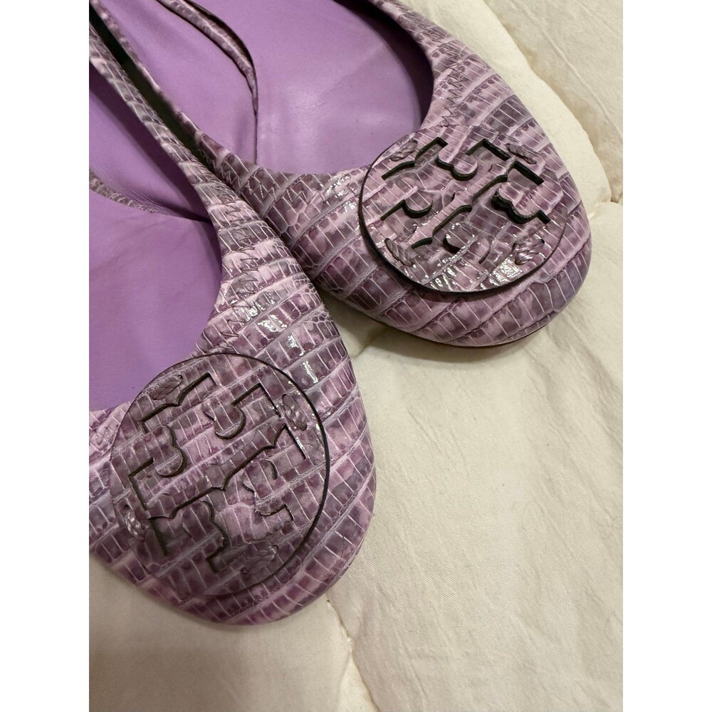 Tory Burch Snake Print Leather 7.5 - Picture 2 of 7